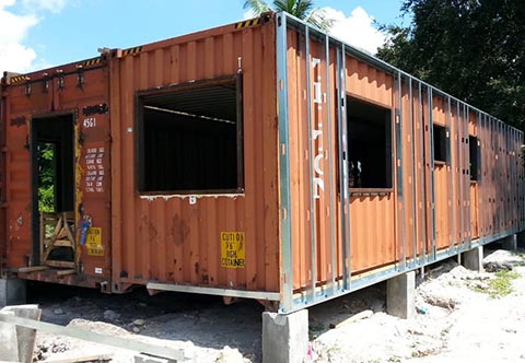 shipping container house